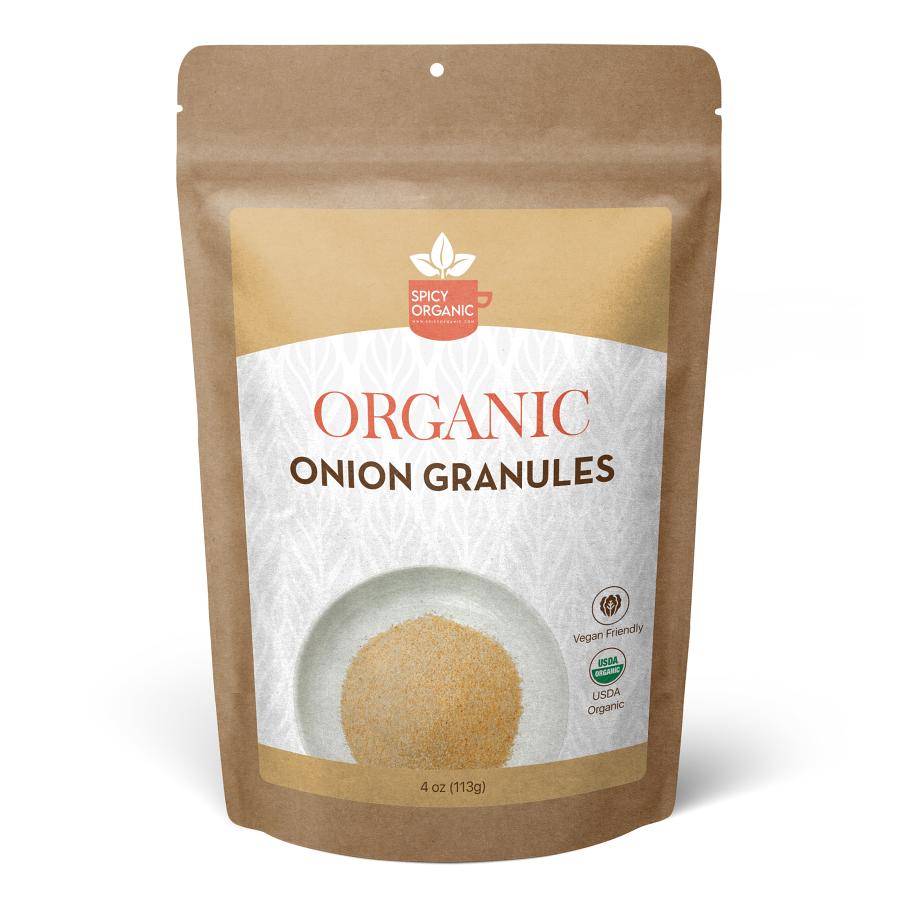 Organic Onion Granules Dried Onion Flakes 4 OZ 51838 Buy Organic